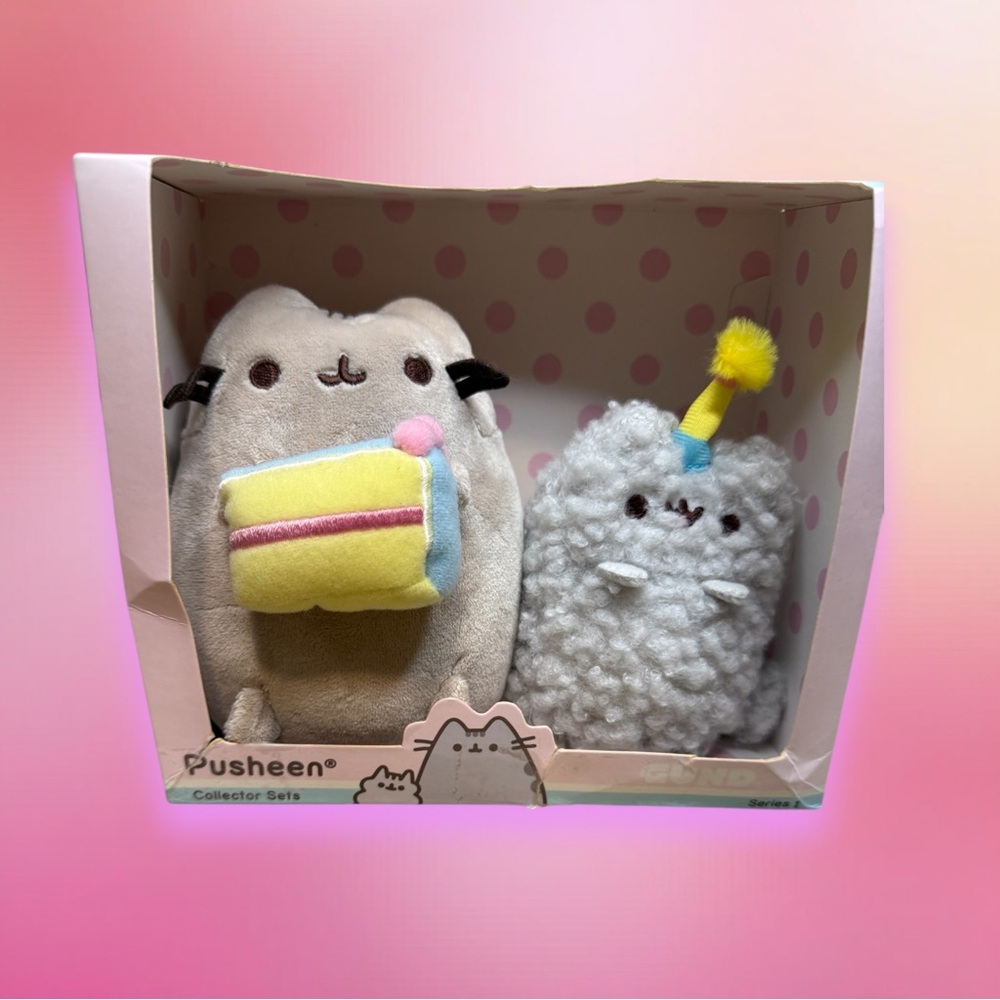 Birthday Pusheen and Stormy by Gund Birthday Special Collector Set Series 1 - Picture 3 of 14